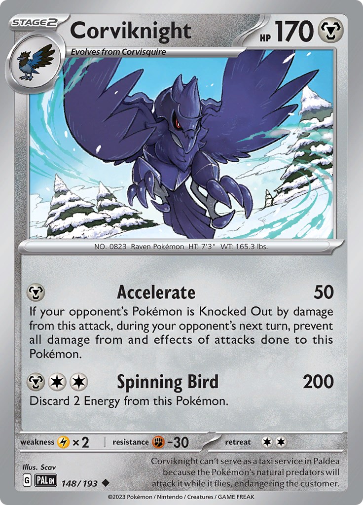 Corviknight-148-paldea-evolved