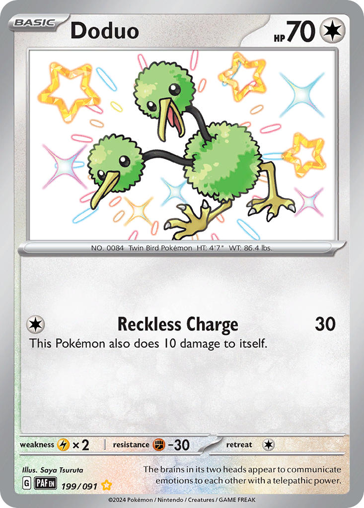 Doduo-199-Paldean Fates