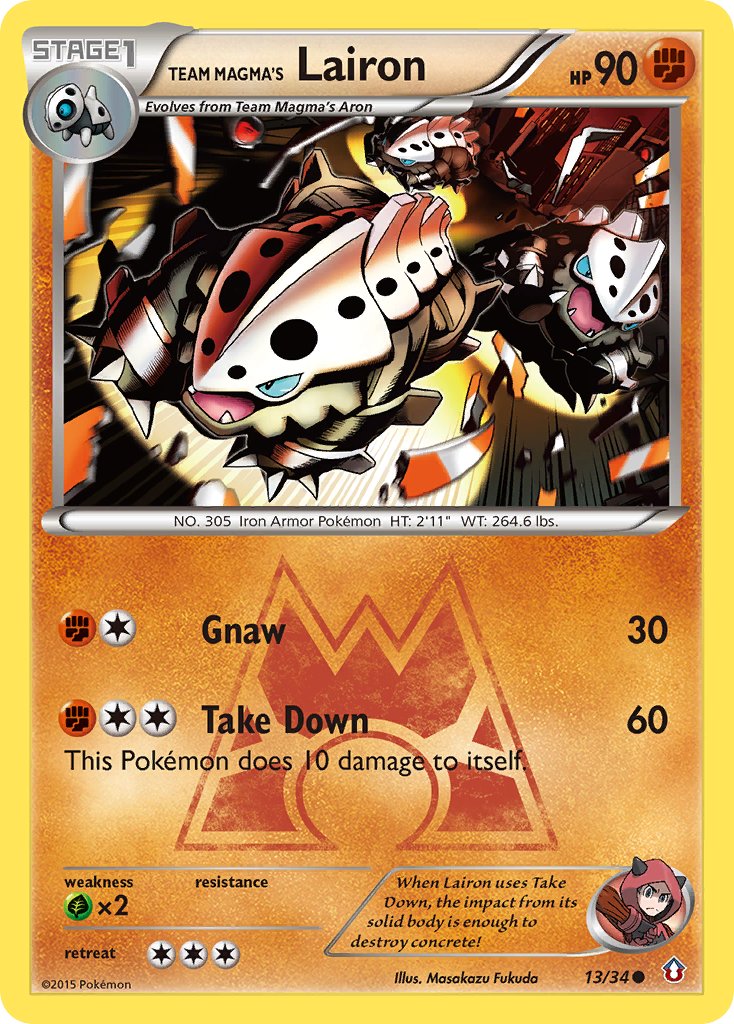 Team Magma’s Lairon