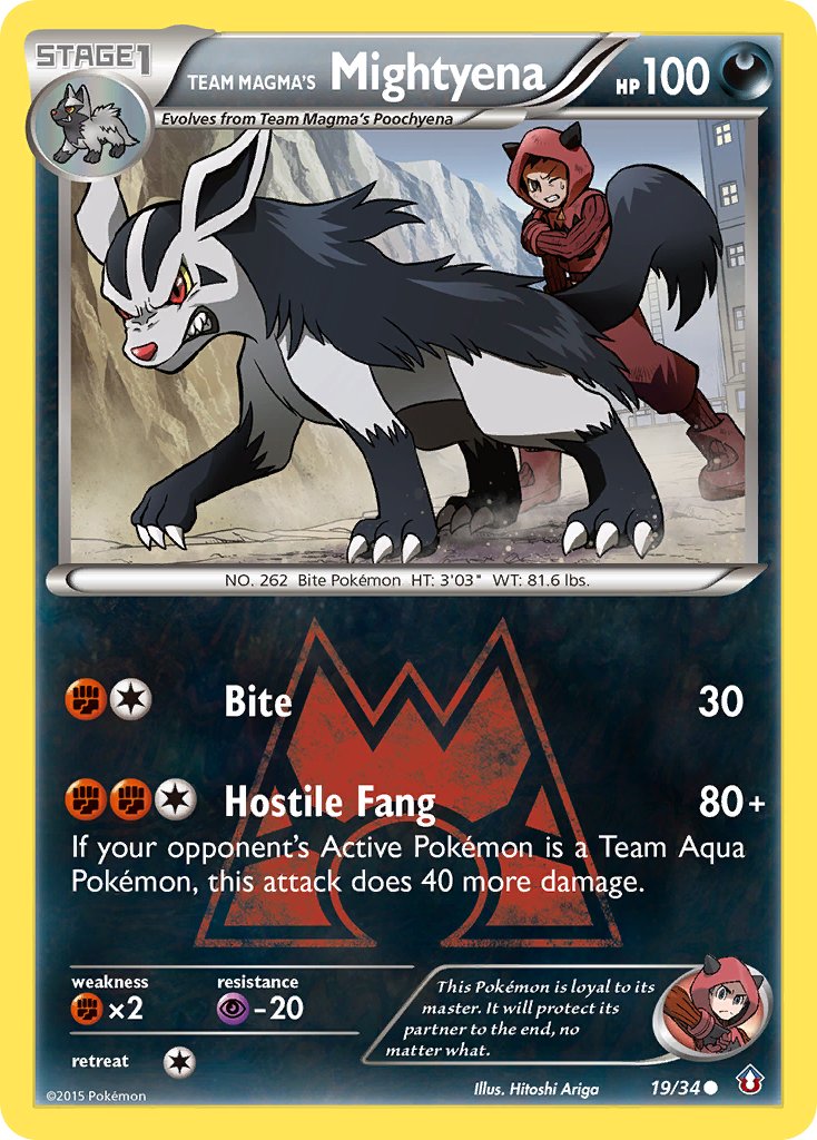 Team Magma’s Mightyena