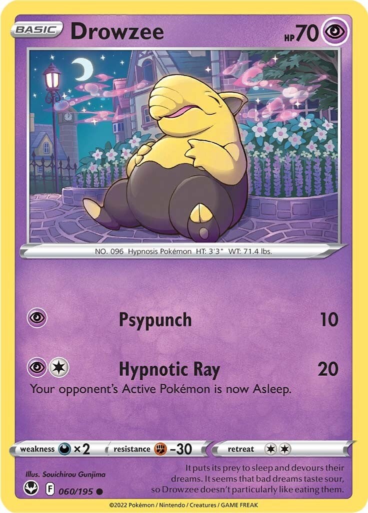 Drowzee-silver-tempest-SWSH-060/195