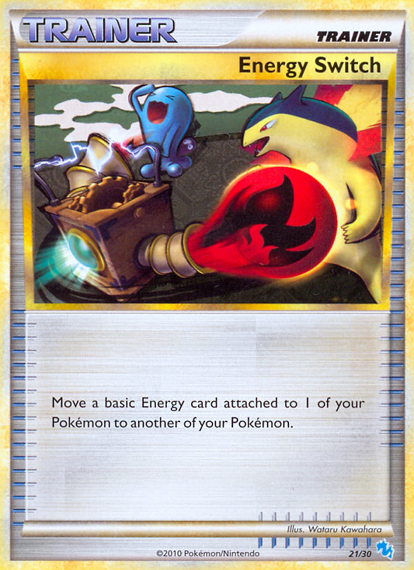 Energy Switch-21-HGSS Trainer Kit Gyarados