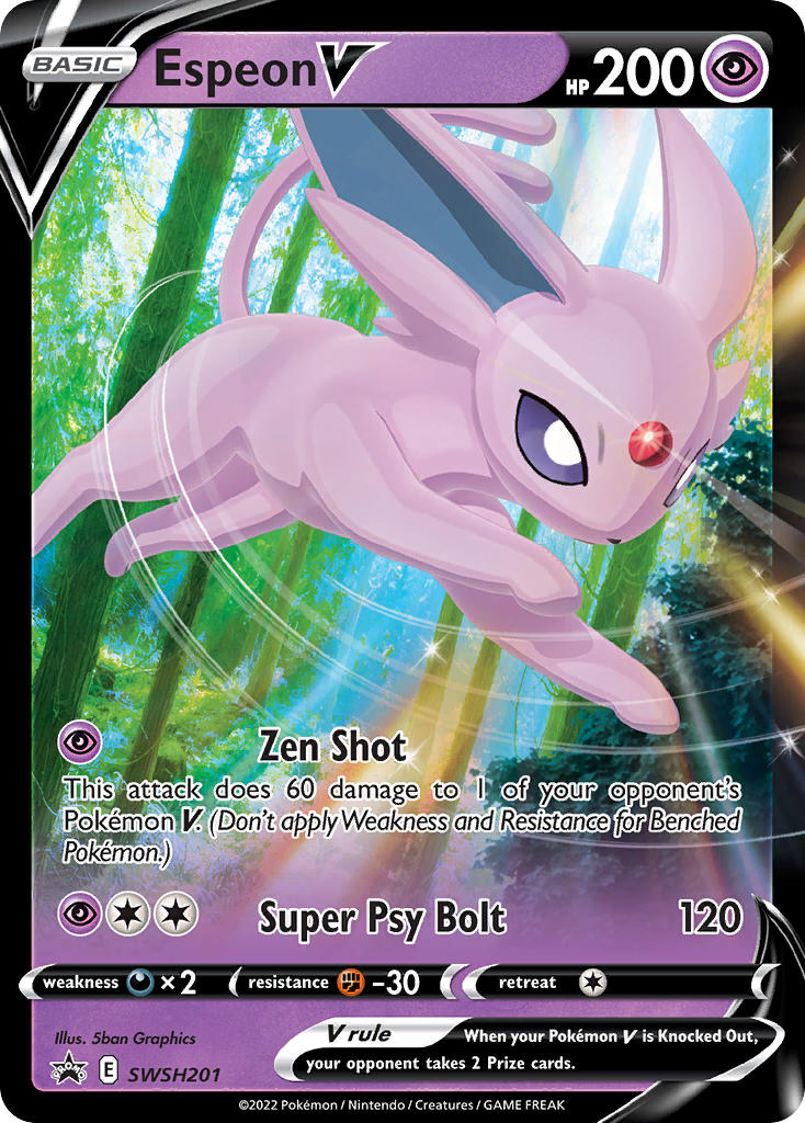 Espeon V-SWSH201-promos