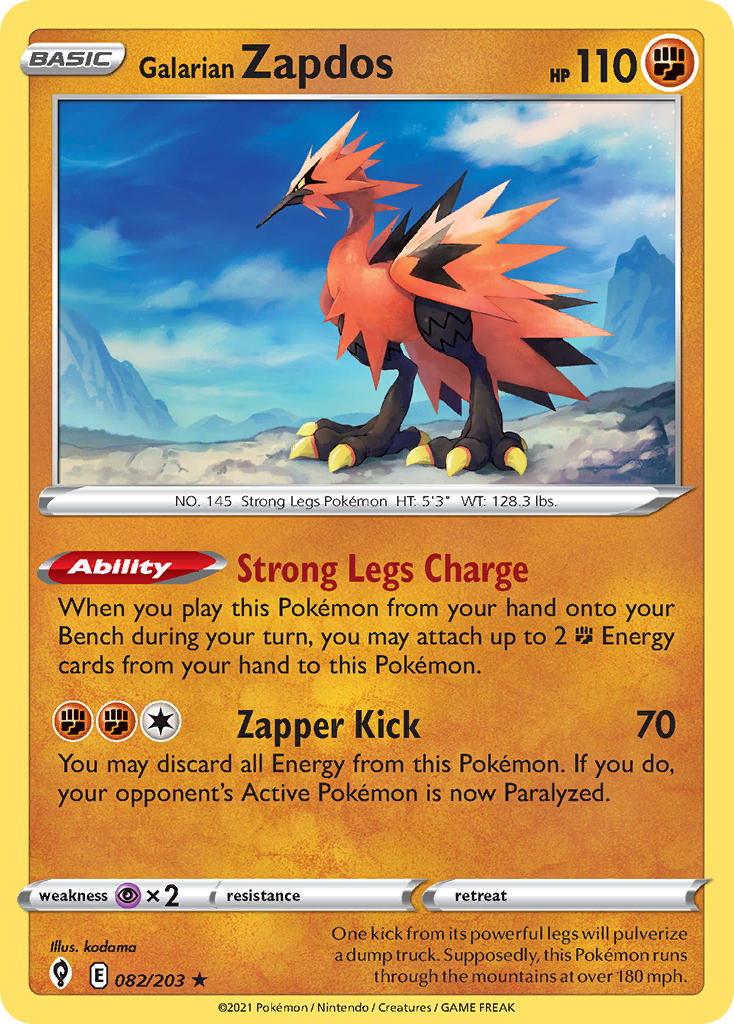 Galarian Zapdos