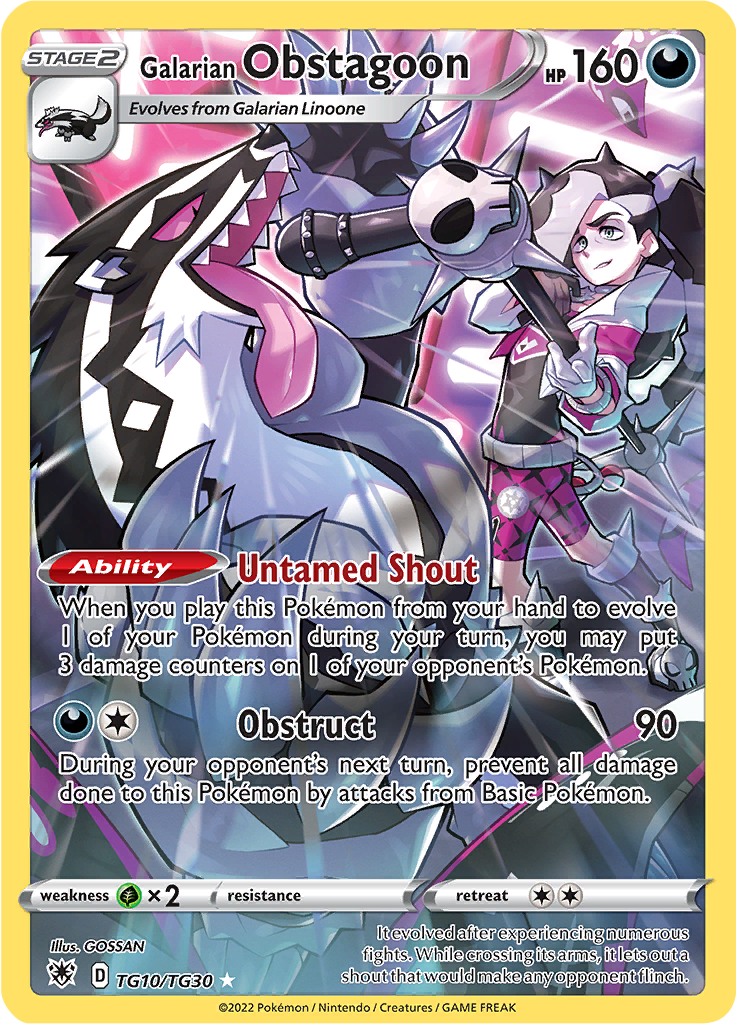 Galarian Obstagoon-TG10-Astral-Radiance