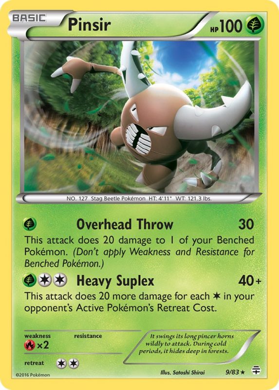 Check de actuele waarde van je Pinsir 9/83 kaart uit de Generations set.