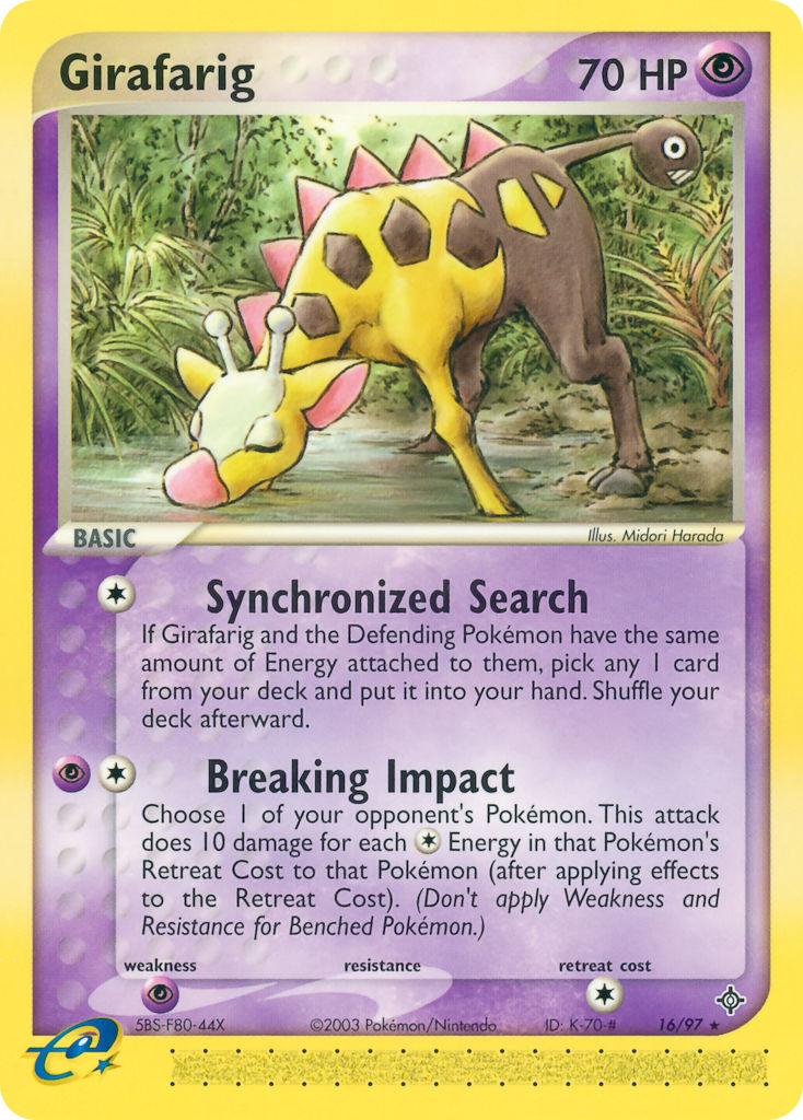 Girafarig-16/97