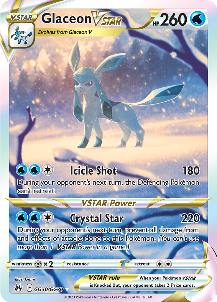 Glaceon VSTAR-GG40-crown-zenith