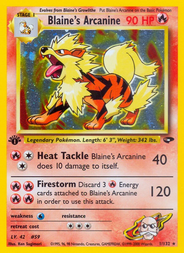 Blaine’s Arcanine