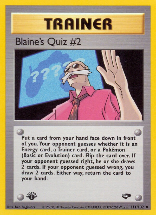 Blaine’s Quiz #2