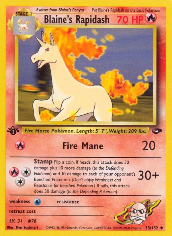 Blaine’s Rapidash