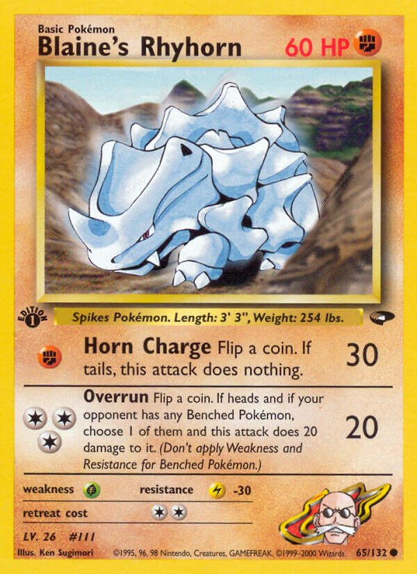 Blaine’s Rhyhorn