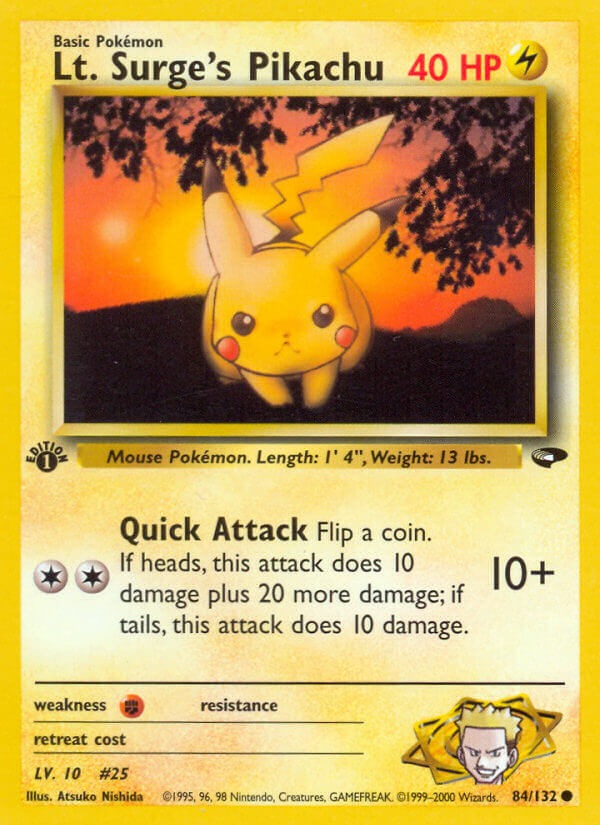 Lt. Surge’s Pikachu