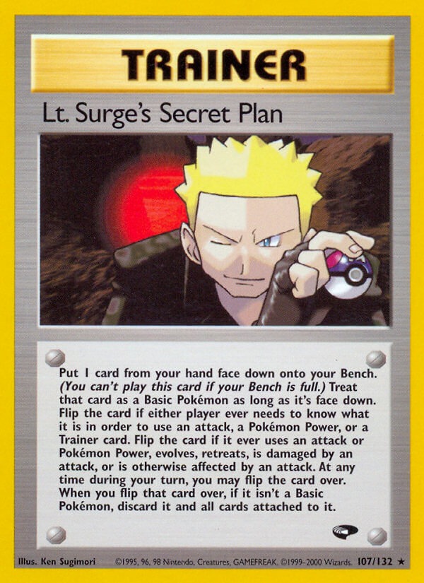 Lt. Surge’s Secret Plan