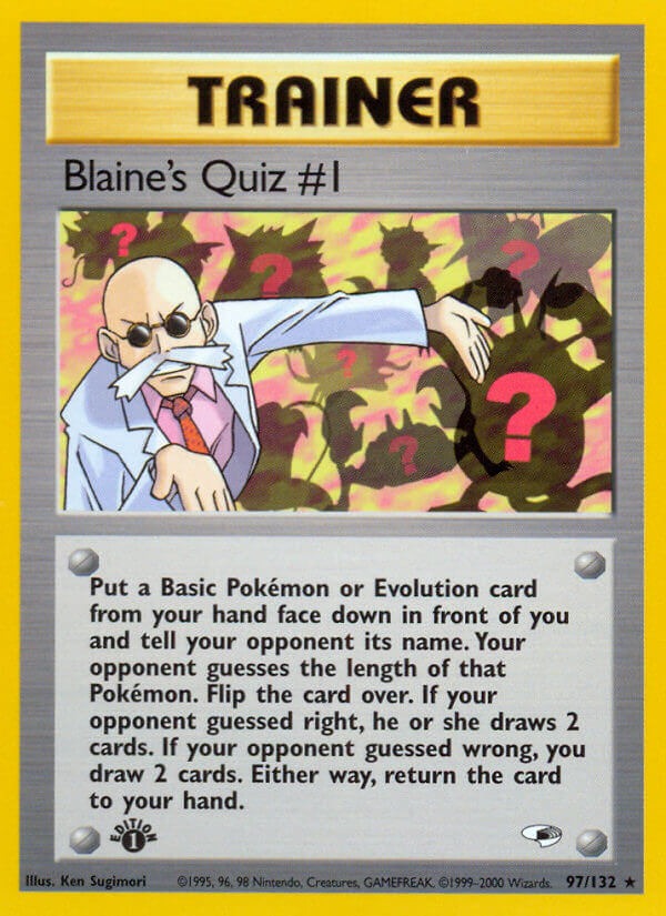 Blaine’s Quiz #1