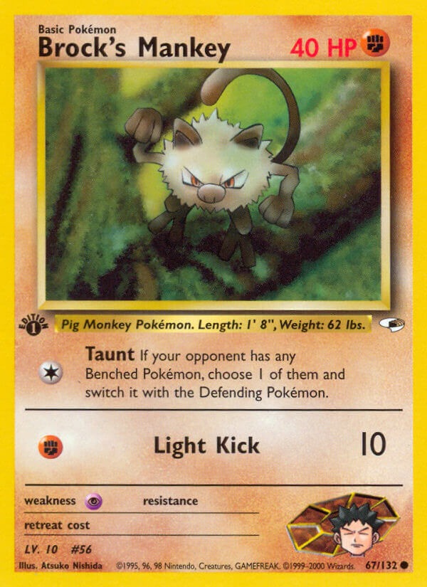 Brock’s Mankey