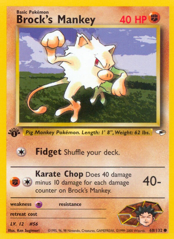 Brock’s Mankey