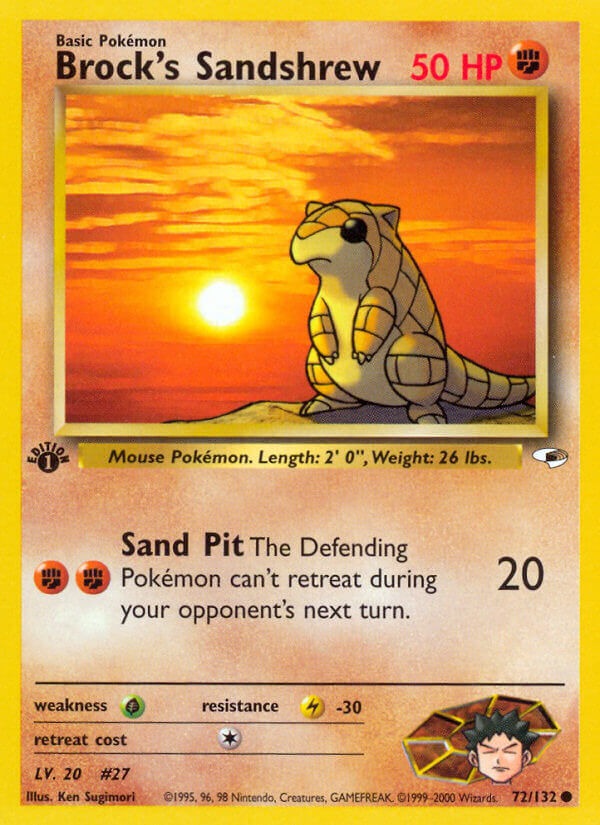 Brock’s Sandshrew