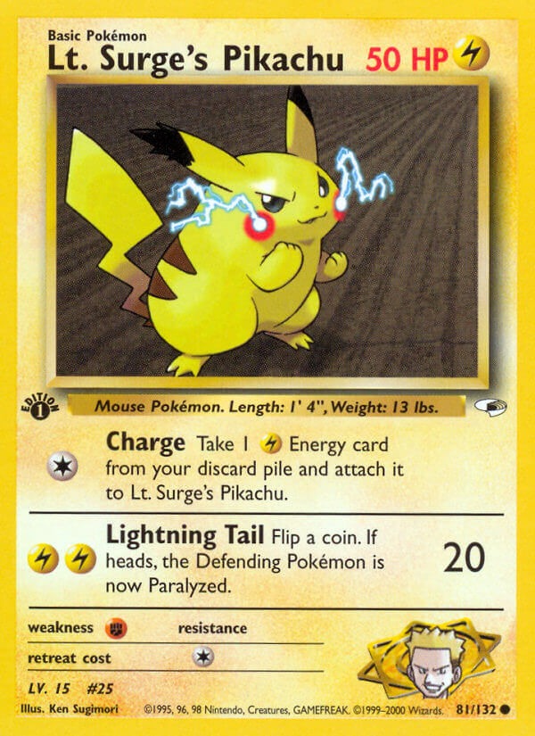 Lt. Surge’s Pikachu