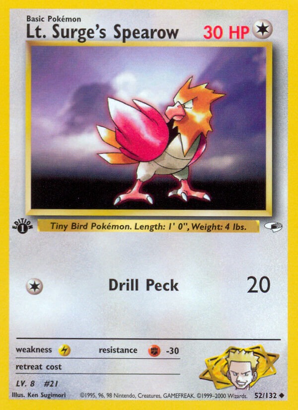 Lt. Surge’s Spearow