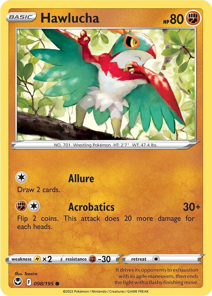 Hawlucha-silver-tempest-SWSH-098/195