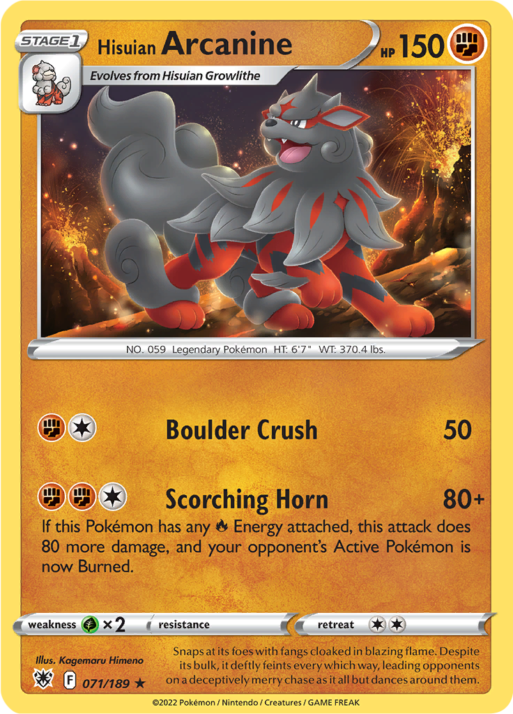 Hisuian Arcanine-071/189