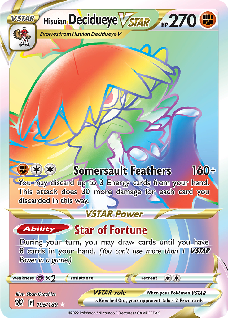 Hisuian Decidueye-195/189