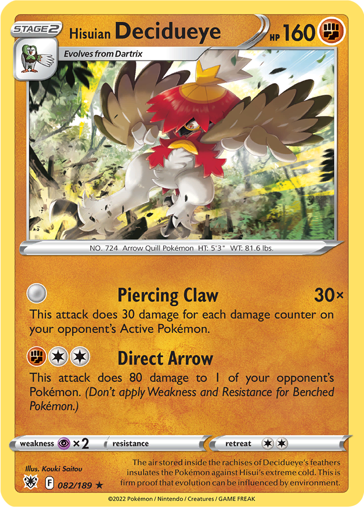 Hisuian Decidueye-082/189