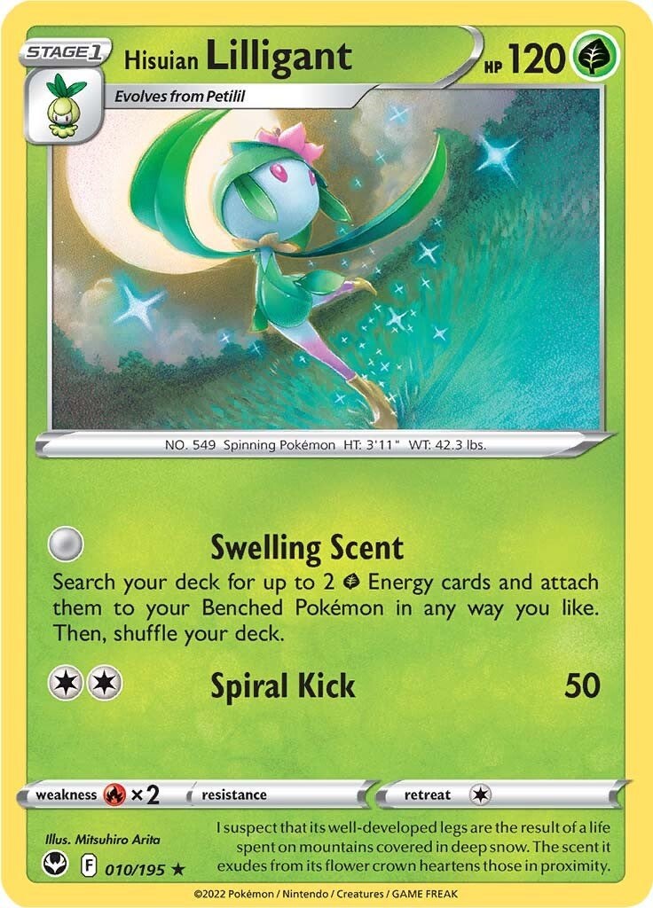 Hisuian Lilligant-silver-tempest-SWSH-010/195