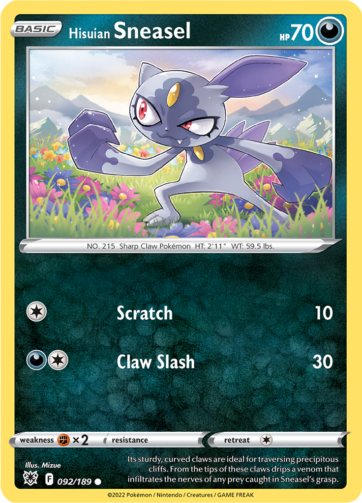 Hisuian Sneasel-092/189