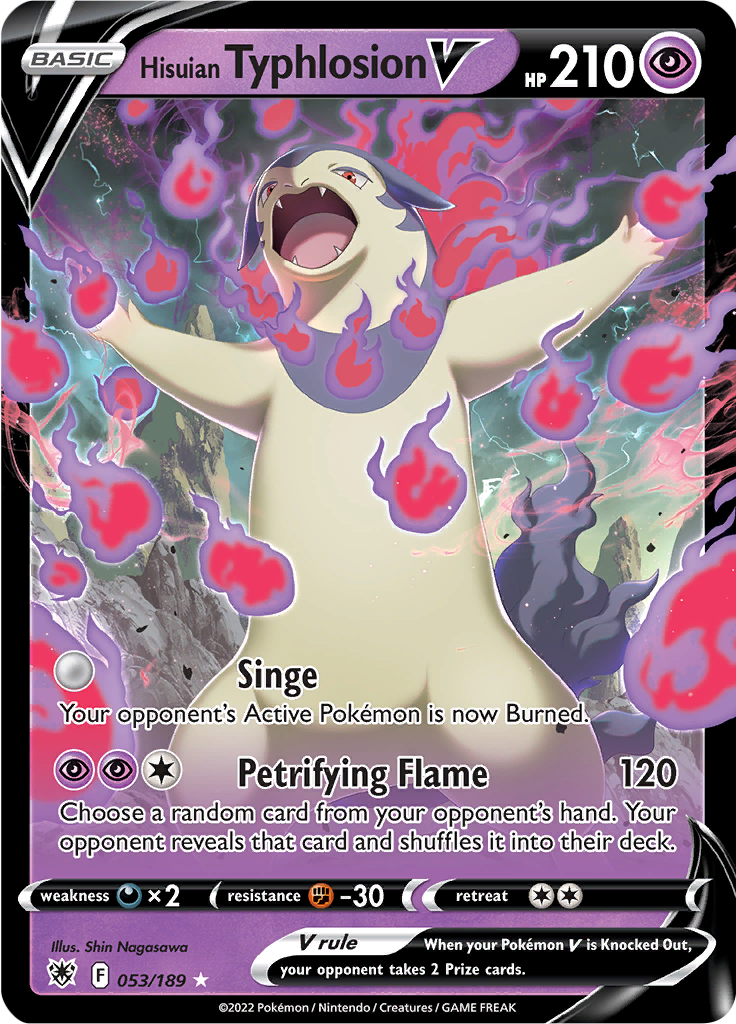 Hisuian Typhlosion V-053/189