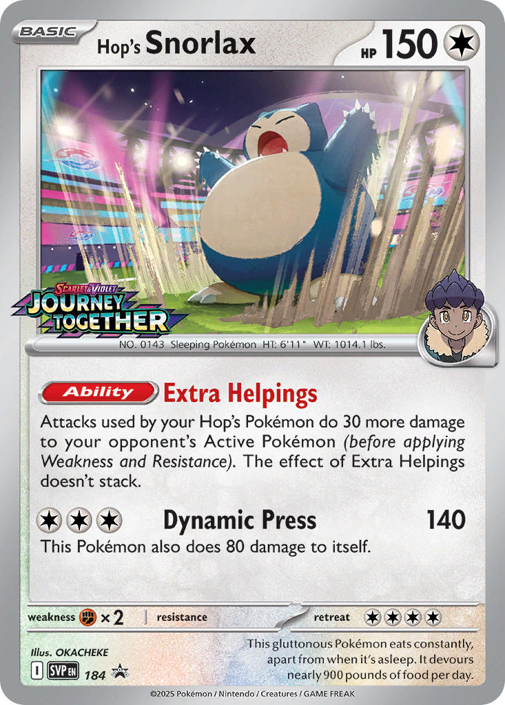 Hop’s Snorlax-sv5-184