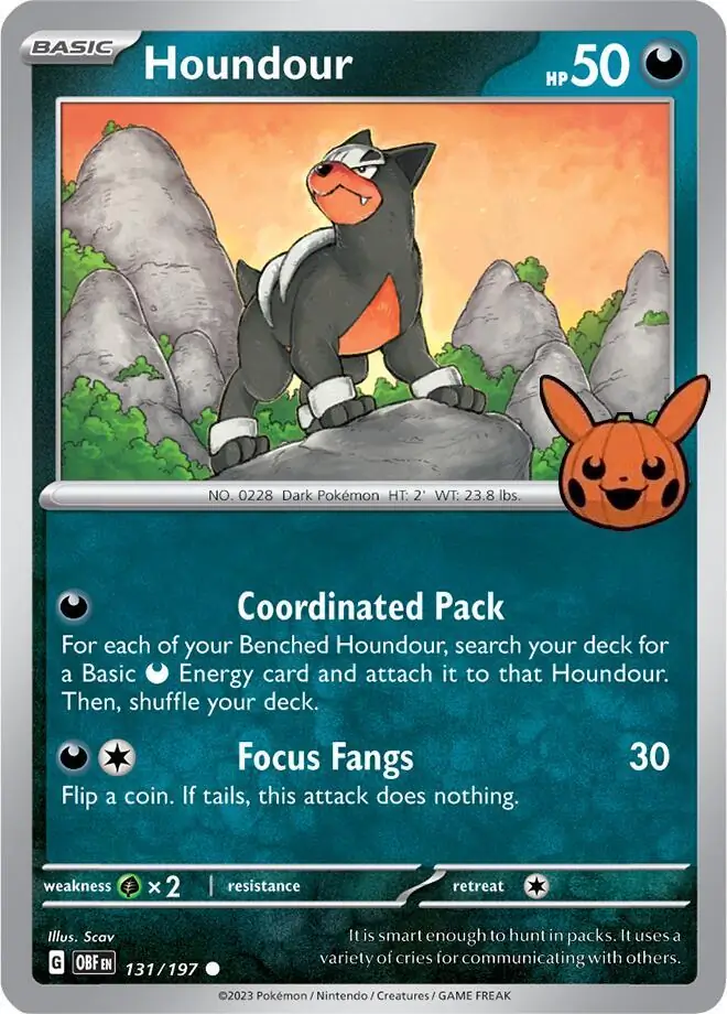Houndour-Trick or Trade 2024