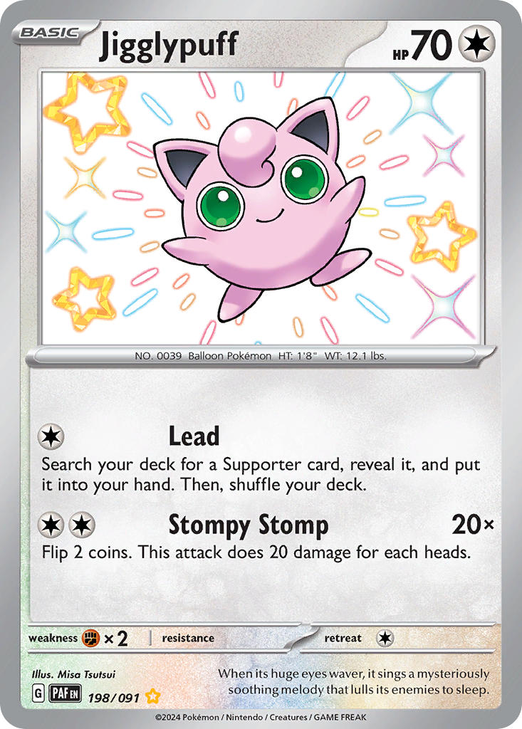 Jigglypuff-198-Paldean Fates