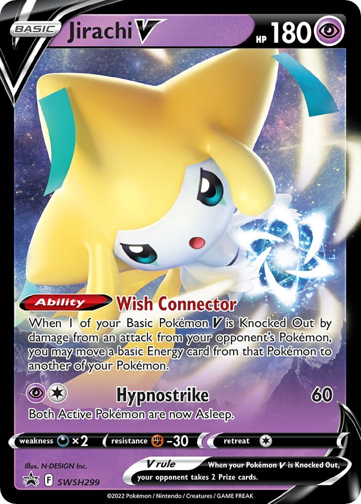 Jirachi V-299-Sword & Shield Promos