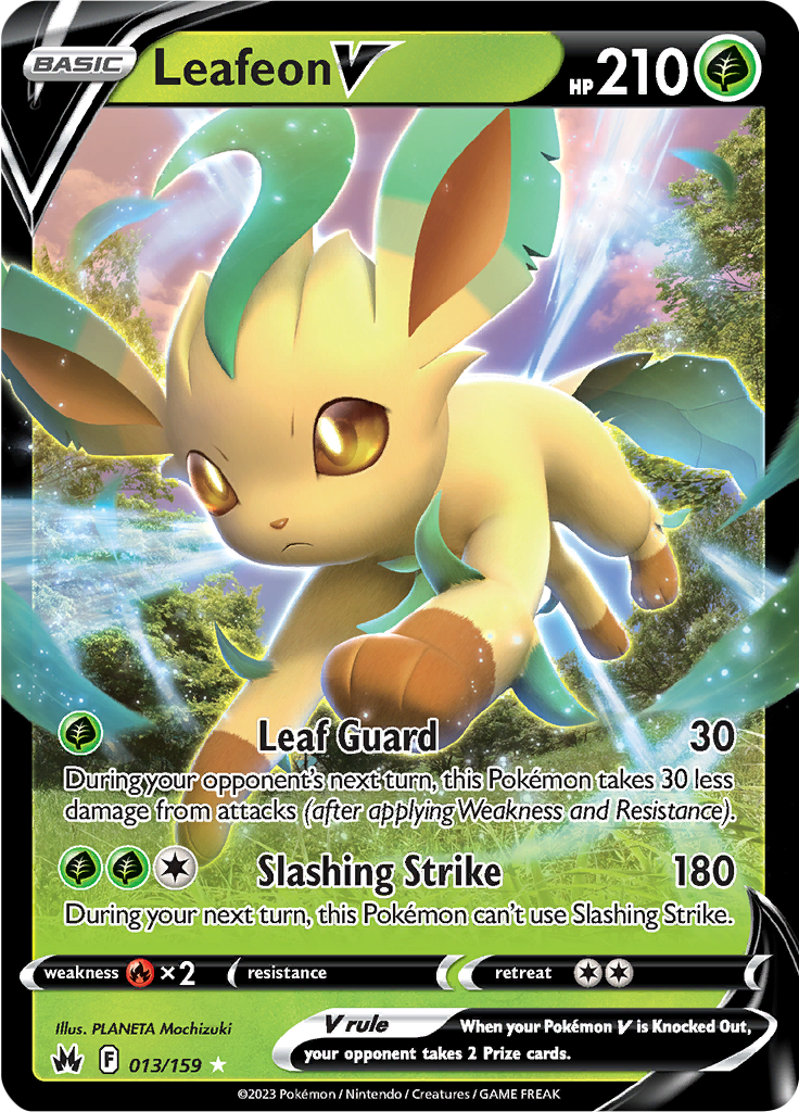 Leafeon V-013-crown-zenith