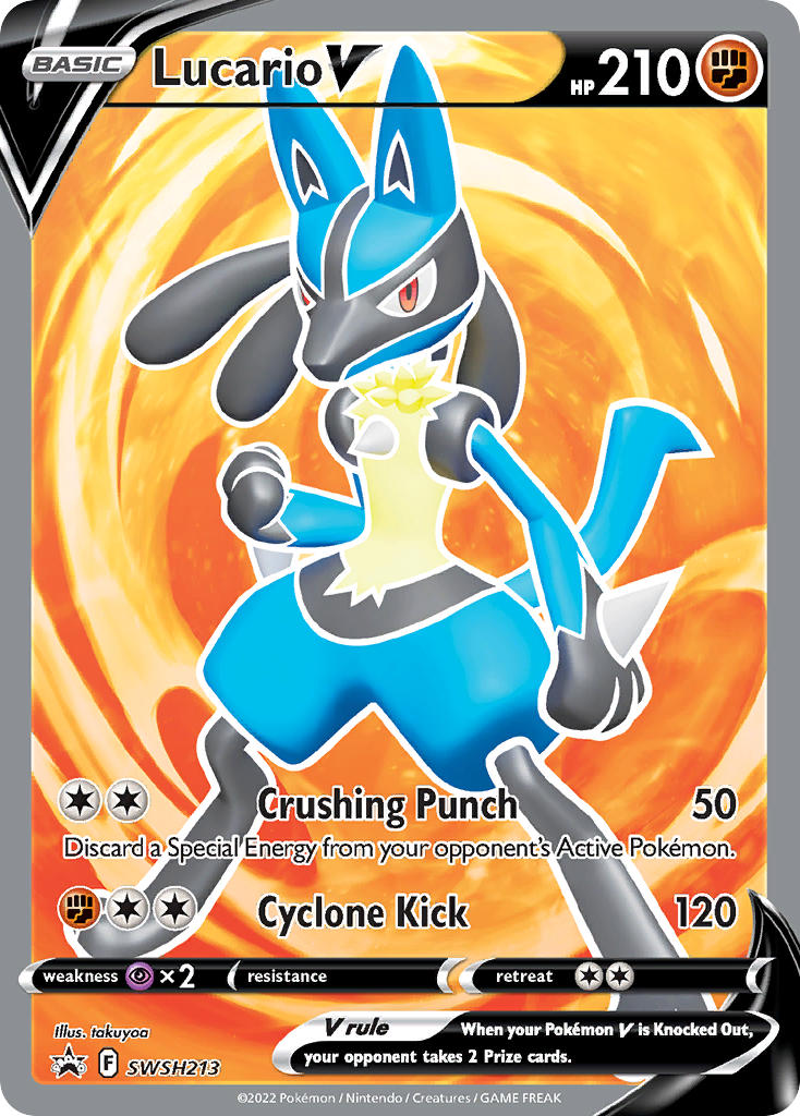 Lucario V-SWSH213-promos