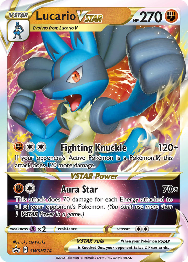 Lucario VSTAR-SWSH214-promos