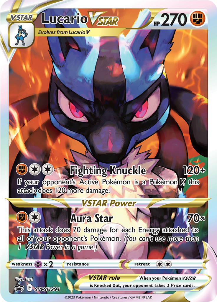 Lucario VSTAR-SWSH291-promo