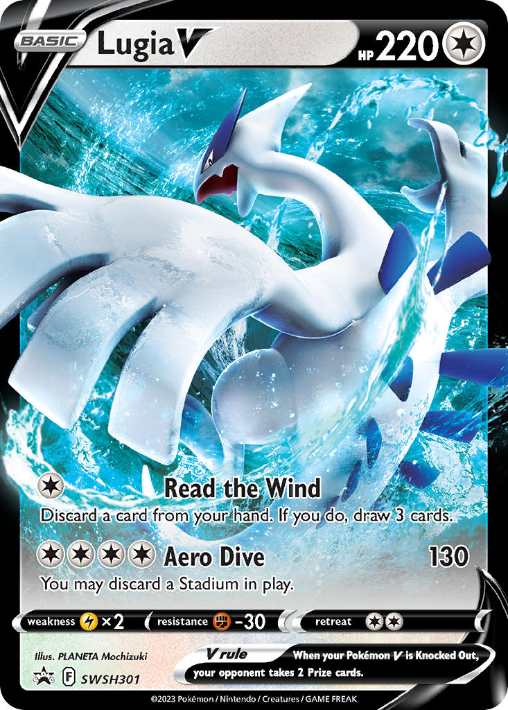 Lugia V-301-Sword & Shield Promos