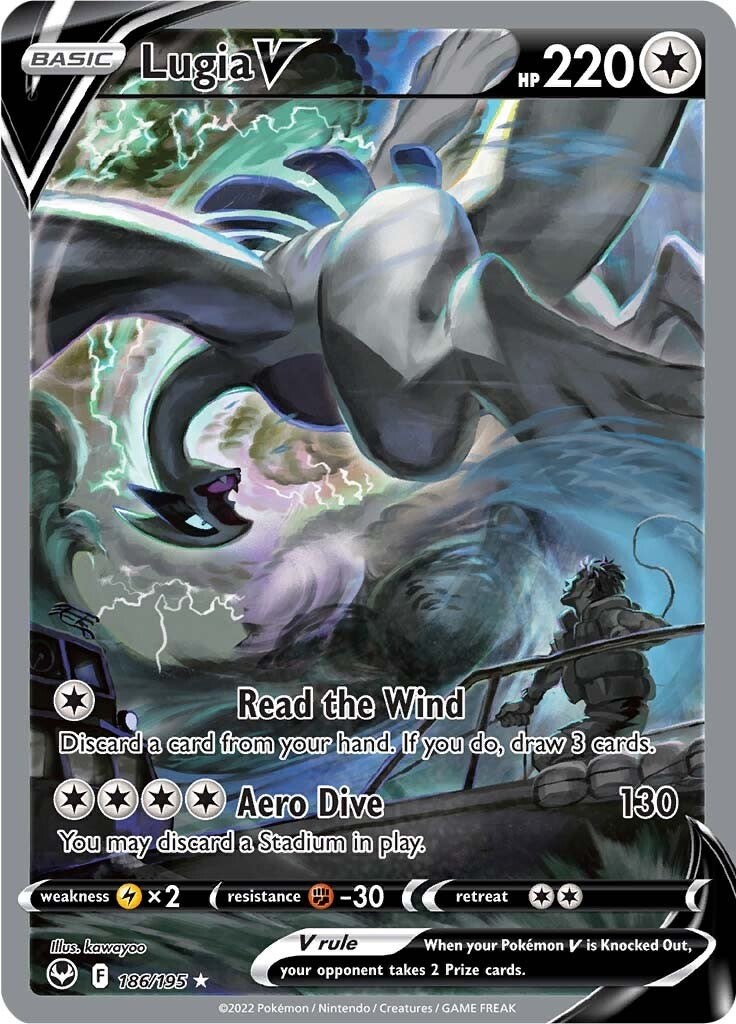 Lugia V (Alternate Full Art)-silver-tempest-SWSH-186/195