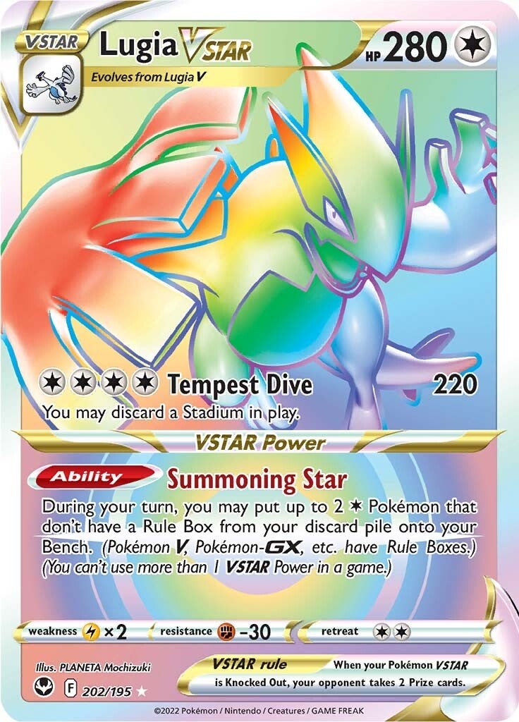 Lugia VSTAR (Secret) (202)-silver-tempest-SWSH-202/195