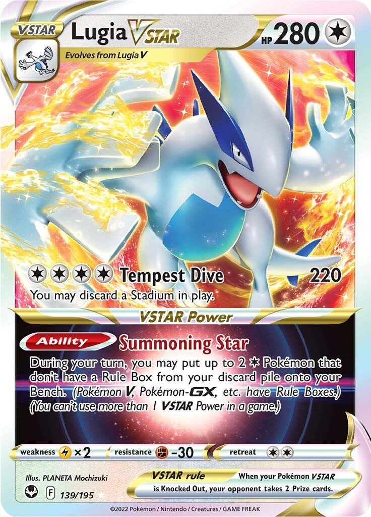 Lugia VSTAR-silver-tempest-SWSH-139/195