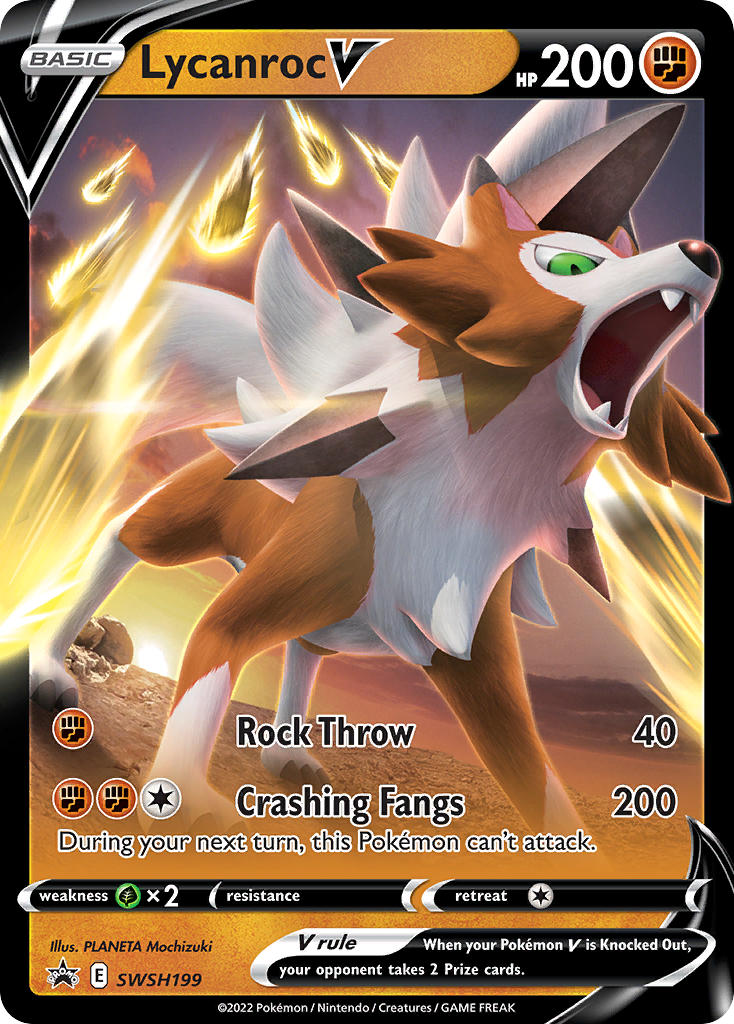 Lycanroc V-SWSH199-promos