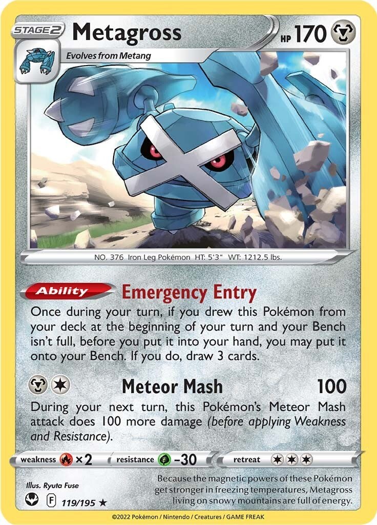 Metagross-silver-tempest-SWSH-119/195