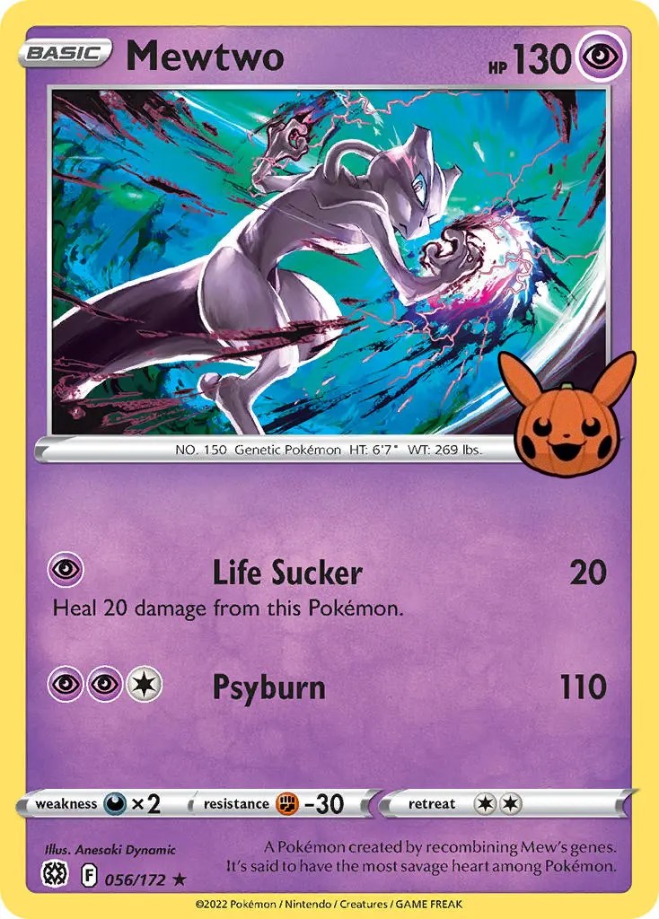 Mewtwo 056/198-Trick-or-Trade-Promo