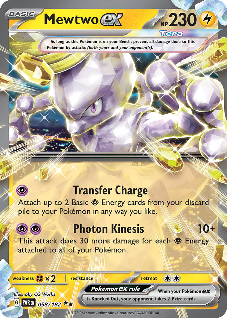 Mewtwo ex-058-Paradox Rift