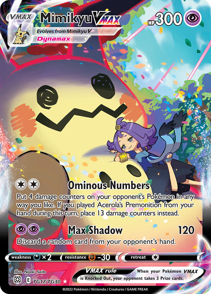 Mimikyu VMAX-TG17-Brilliant Stars