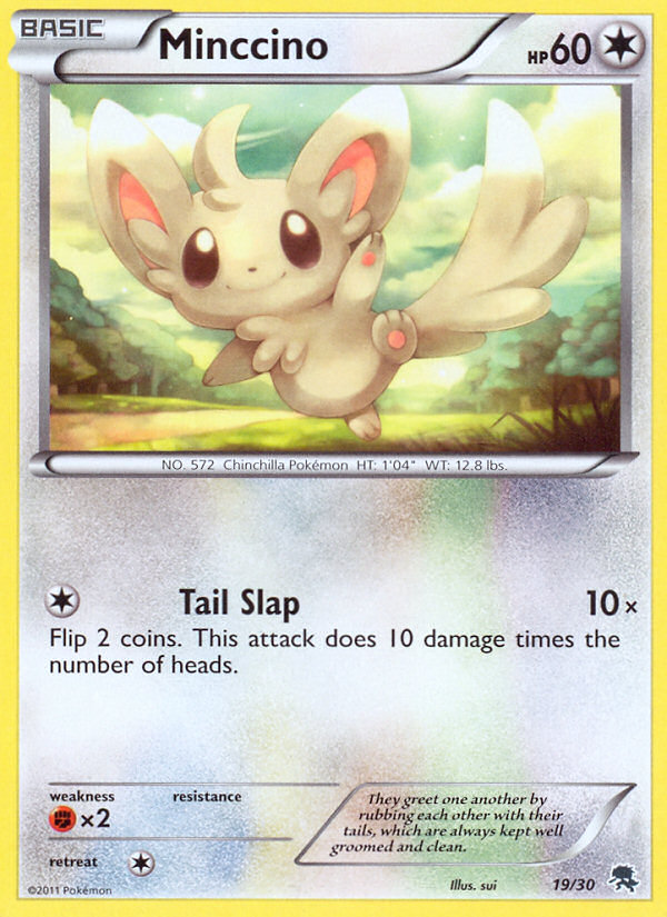 Minccino-19-BW Trainer Kit Zoroark