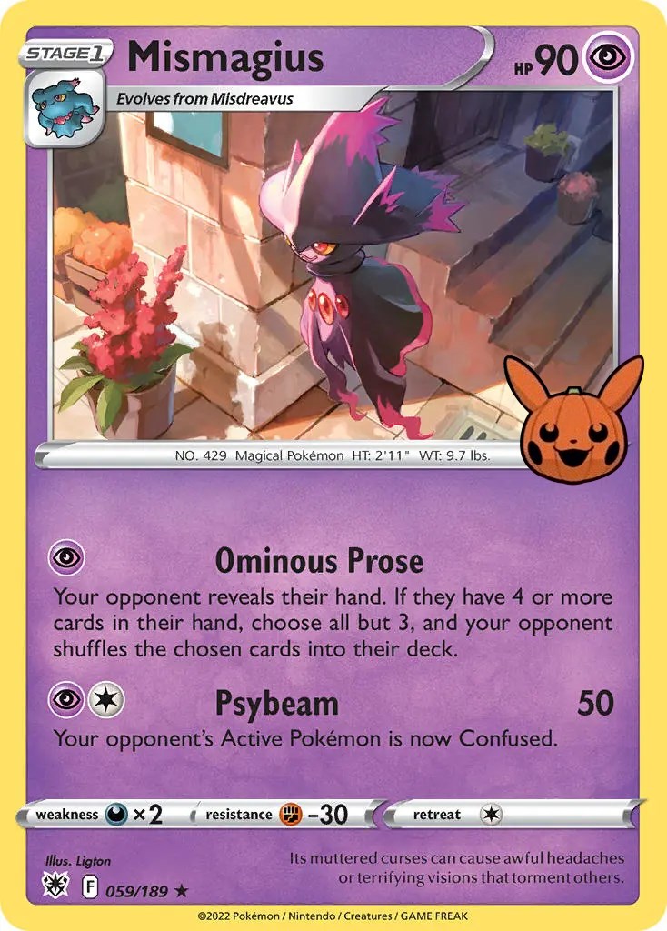 Mismagius 059/189-Trick-or-Trade-Promo